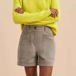 La Ligne Canvas Short Mushroom